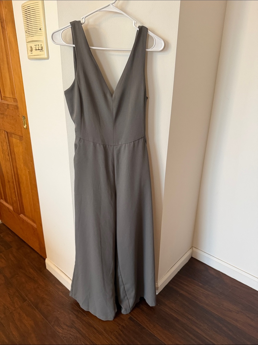 Olive Green Wide-Leg Jumpsuit